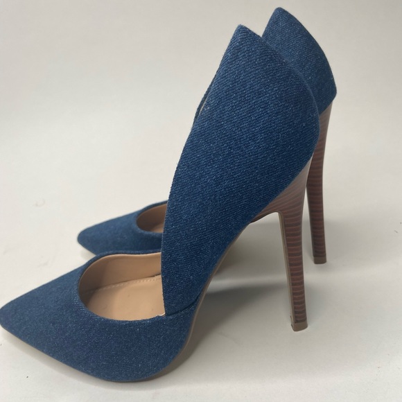 Just FAB Denim Heels Size US 7.5
Heel Height: 5” - Picture 2 of 4